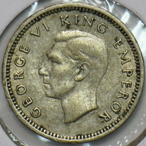 New Zealand 1939 3 Pence 903639 combine shipping