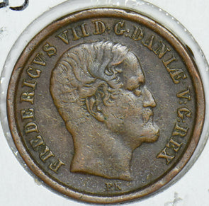 Denmark 1853 Fredericvs VII RigsbankSkilling 290934 combine shipping