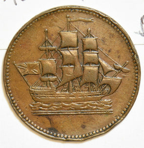Prince Edward Island 1800 's Token Ships colonies st commerce I0536 combine ship