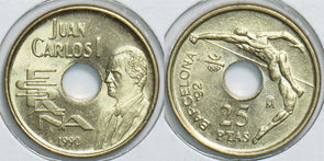 Spain 1990 25 Pesetas 198398 combine shipping