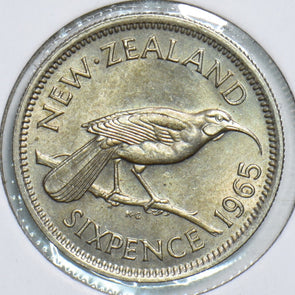 New Zealand 1965 6 Pence Huia Bird 198199 combine shipping