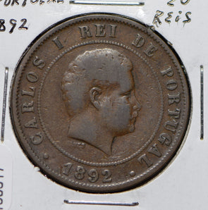 Portugal 1892 20 Reis  150317 combine shipping