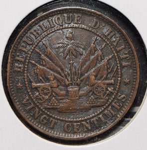 Haiti 1863 20 Centavos  290217 combine shipping