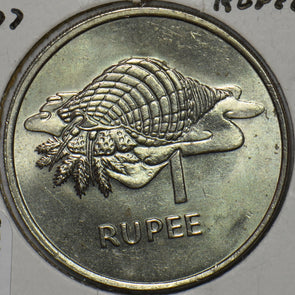 Seychelles 1977 Rupee Triton Conch animal 196026 combine shipping