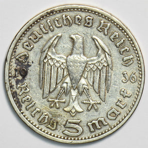 Germany 1936 5 Reichsmark 0 240856 combine shipping