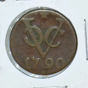 Netherlands East Indies 1790 Duit Lions animal 291380 combine shipping