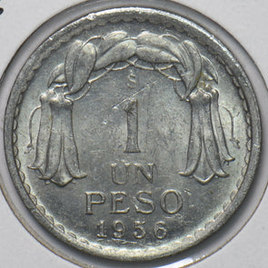 Chile 1956 Peso 150748 combine shipping