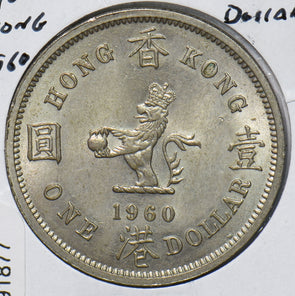 Hong Kong 1960 Dollar  191877 combine shipping