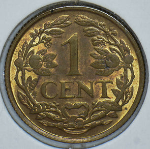 Netherlands Antilles 1961 Cent Lion animal 150433 combine shipping
