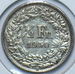 Switzerland 1950 1/2 Franc 193910 combine shipping