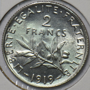 France 1919 2 Francs 294180 combine shipping