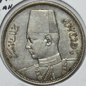 Egypt 1939 AH 1358 5 Piastres 296633 combine shipping