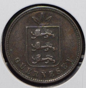 Guernsey 1864 4 Doubles Lion animal  191152 combine shipping