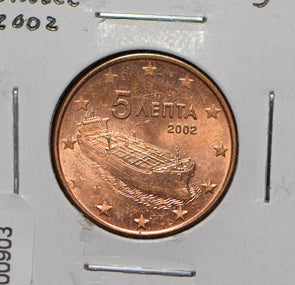 Greece 2002 5 Cent  900903 combine shipping