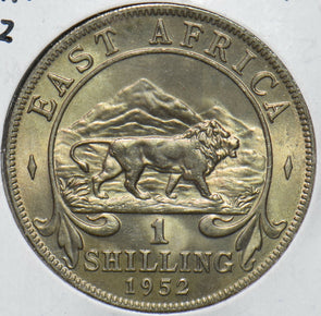 East Africa 1952 Shilling Lion animal 293969 combine shipping