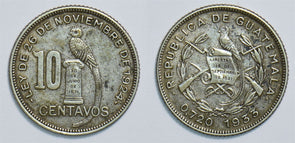 Guatemala 1933 10 Centavos Bird 198605 combine shipping