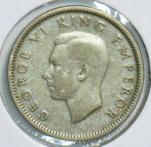 New Zealand 1937 6 Pence Bird animal 197902 combine shipping