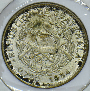 Guatemala 1934 5 Centavos Bird Quetzal animal  290423 combine shipping