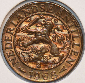 Netherlands Antilles 1968 Cent Lion animal 195416 combine shipping