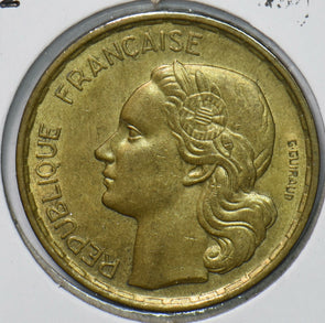 France 1952 20 Francs Rooster animal 190958 combine shipping