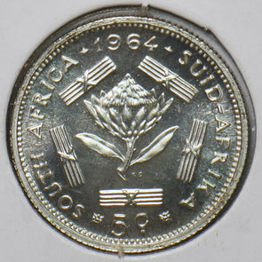 South Africa 1964 5 Cents 193072 combine shipping