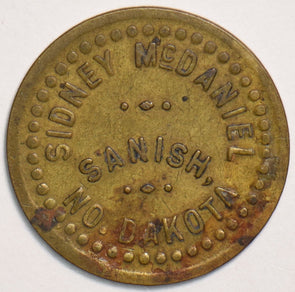 US 5 Cents North Dakota, Trade Token T0127 combine shipping