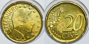 Luxembourg 2002 20 Cents 904775 combine shipping