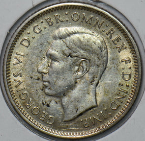 Australia 1943 S Shilling Merino ram animal 151558 combine shipping