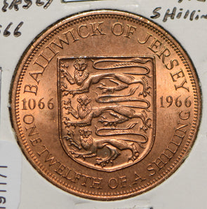 Jersey 1966 1/12 Shilling  191171 combine shipping