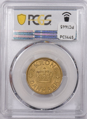 Denmark 1935 N GJ Krone PCGS MS 62 PC1445 combine shipping