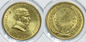 Uruguay 1960 2 Centesimos 198633 combine shipping