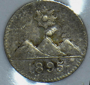 Guatemala 1895 1/4 Real 190794 combine shipping