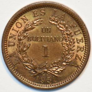 Bolivia 1951 Boliviano Alpaca animal 903296 combine shipping