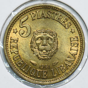 Lebanon 1961 5 Piastres 298986 combine shipping