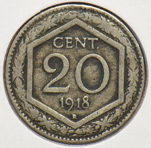 Italy 1918 R 20 Centesimi 150879 combine shipping