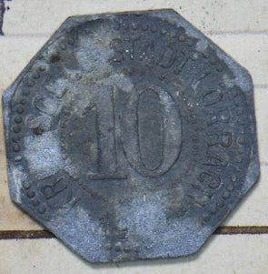 Germany 1917 10 Pfennig Lorrach 293109 combine shipping