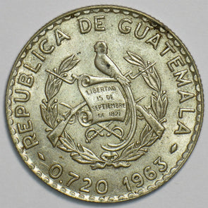 Guatemala 1963 25 Centavos Bird animal 298232 combine shipping