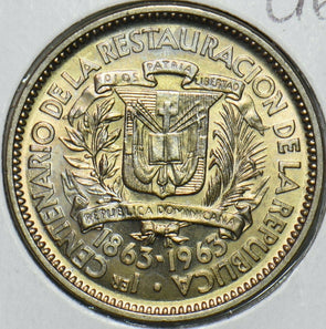 Dominican Republic 1963 5 Centavos BU 297610 combine shipping