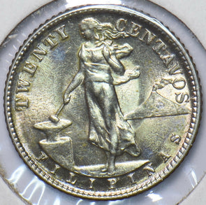 Philippines 1944 D 20 Centavos Eagle animal BU 294921 combine shipping