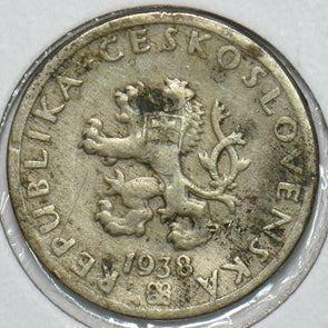Czechoslovakia 1938 20 Haleru Lion animal 152711 combine shipping