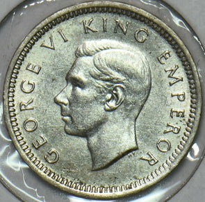 New Zealand 1943 3 Pence 196424 combine shipping