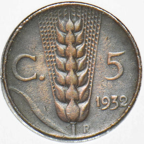 Italy 1932 5 Centesimi Vittorio Emanvele III 292929 combine shipping