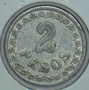 Paraguay 1938 2 Pesos 150451 combine shipping