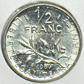 France 1986 1/2 Franc 904118 combine shipping