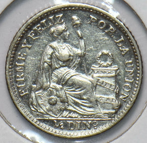 Peru 1912 1/2 Dinero 192706 combine shipping