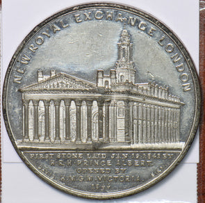 Great Britain 1844 Medal Horse animal new royal exchange london 295274 combine s