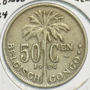 Belgium Congo 1924 50 Centimes 0 197862 combine shipping