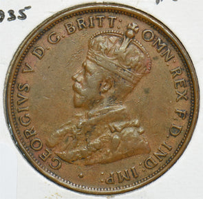 Australia 1935 Penny 241157 combine shipping