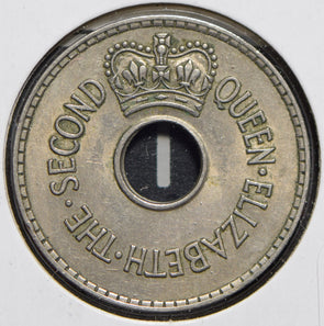 Fiji 1957 Penny  150200 combine shipping