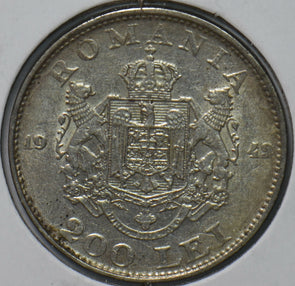 Romania 1942 200 Lei Lion animal 193367 combine shipping
